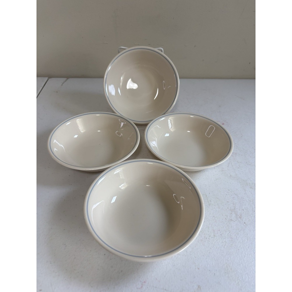 Corelle BLUE LILY Dessert Fruit Bowls 5.3/8" Set Of 4